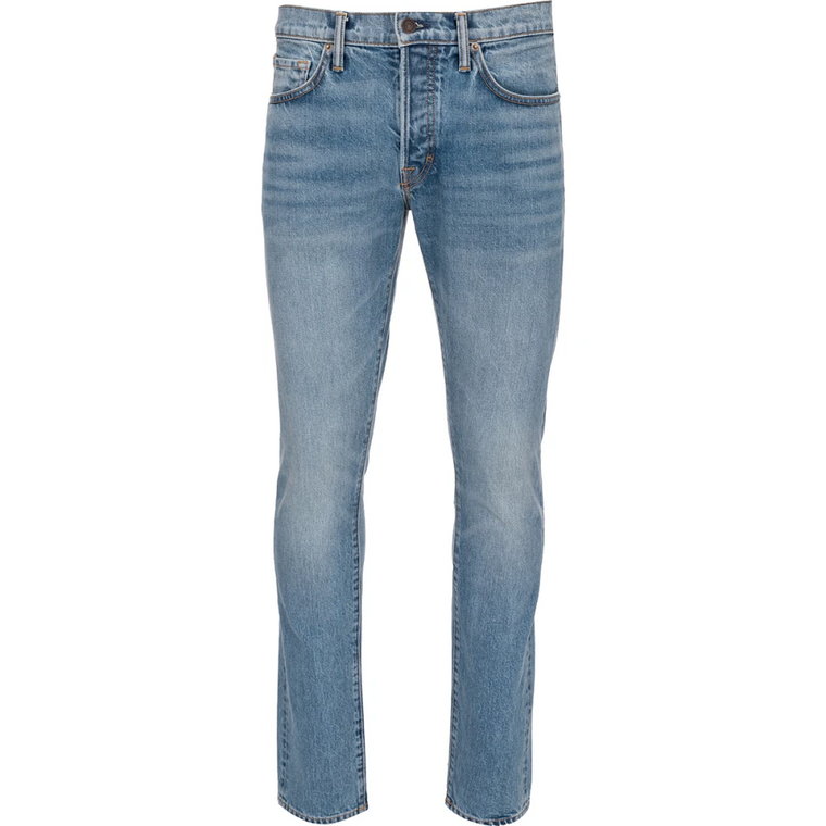 Czasowe Straight Jeans dla Mężczyzn Tom Ford