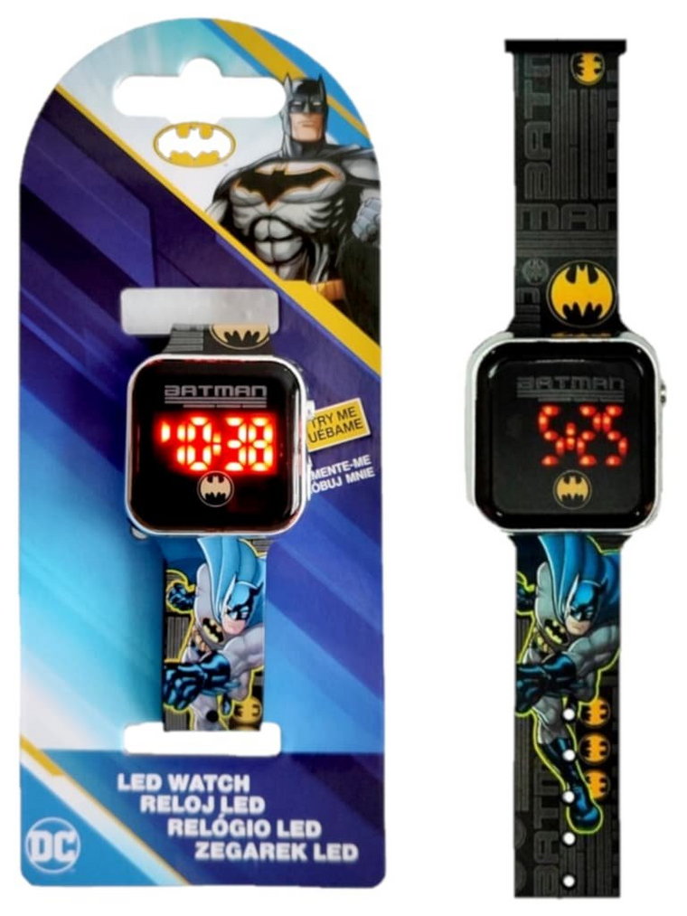 Zegarek Dziecięcy Na Rękę Cyfrowy Batman