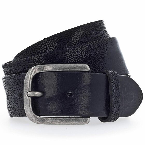 b.belt Pasek skórzany schwarz 95 cm