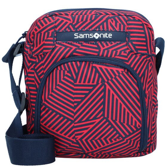 Samsonite Torba na ramię Rewind 20 cm capri red stripes