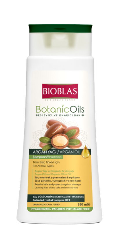 Bioblas Botanic Oils Szampon arganowy przeciw wypadaniu włosów 360 ml