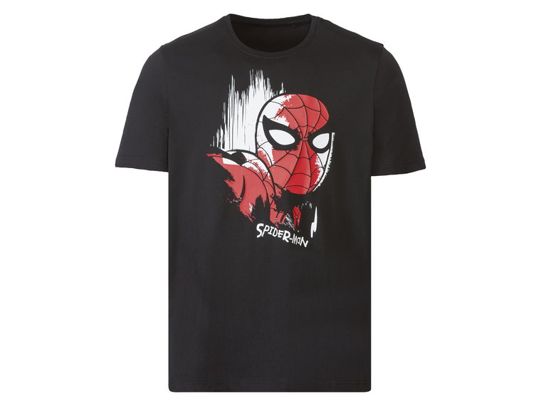 Koszulka męska, bawełniana do spania z wzorem z bajek (M (48/50), Wzór Spiderman)