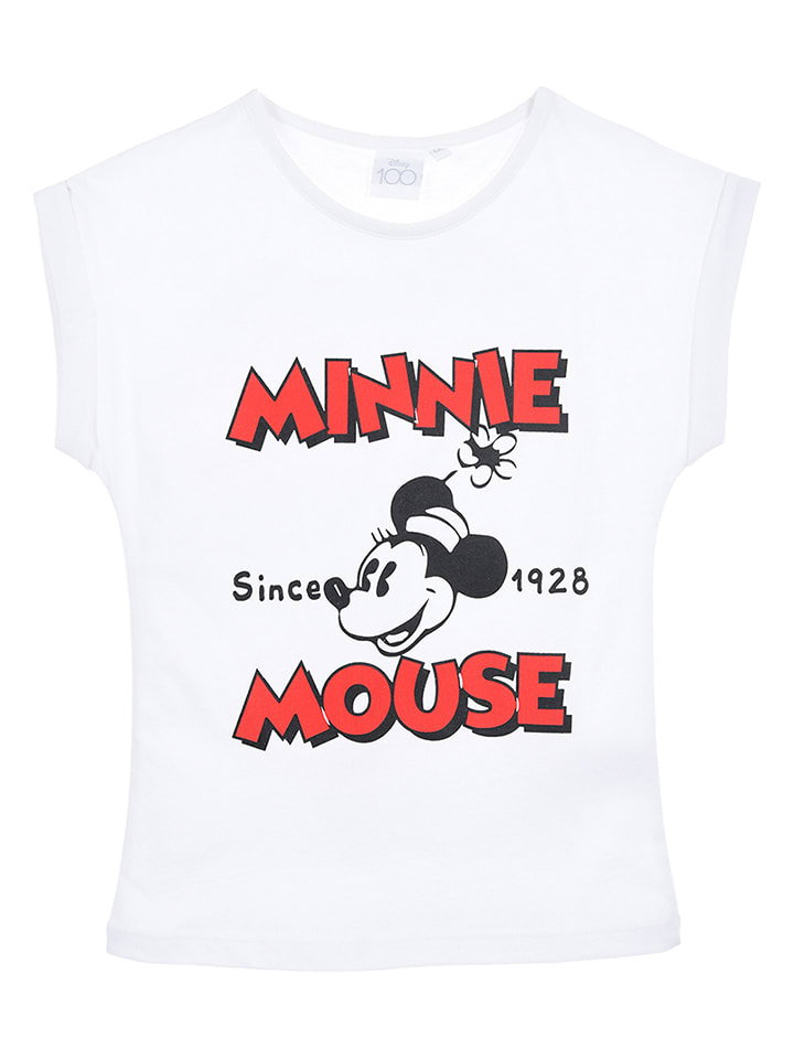 Disney Minnie Mouse Koszulka "Minnie" w kolorze białym