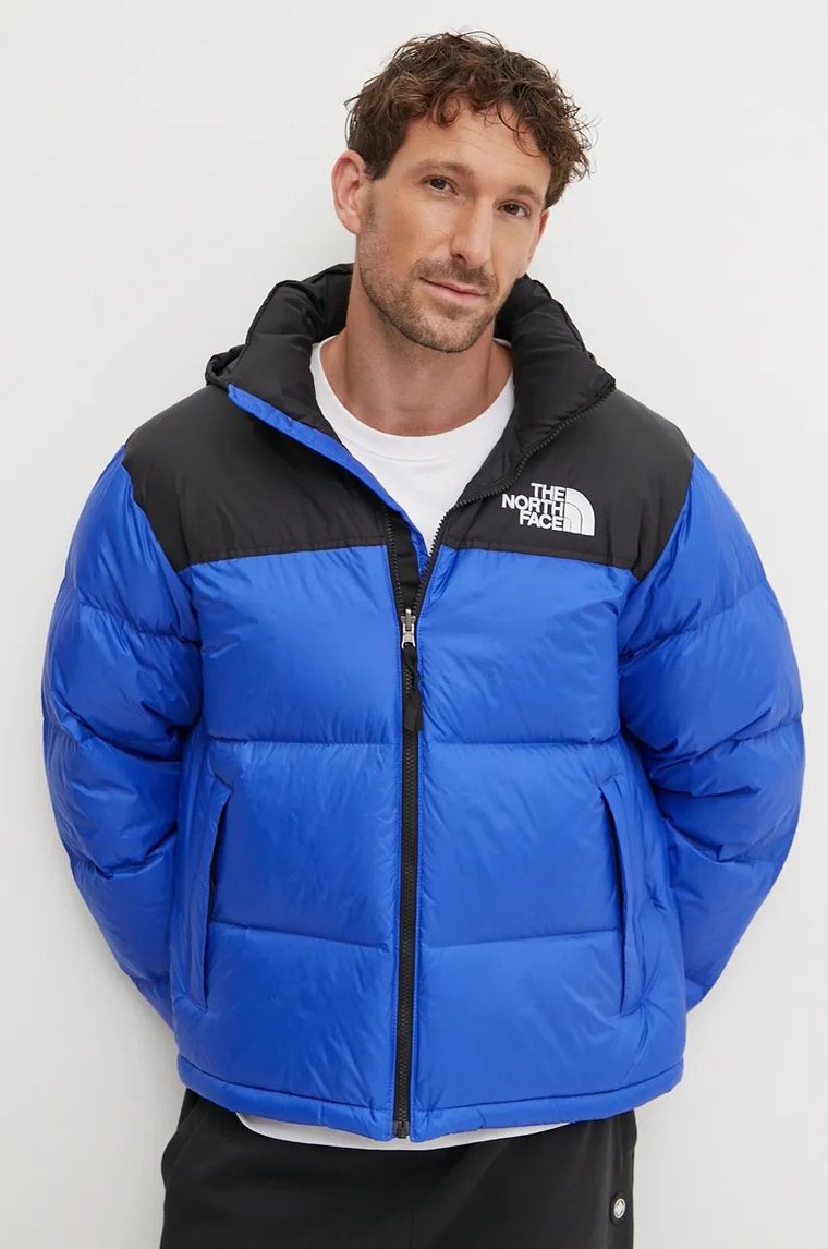 The North Face kurtka puchowa 1996 Retro Nuptse męska kolor niebieski zimowa NF0A3C8DCZ61