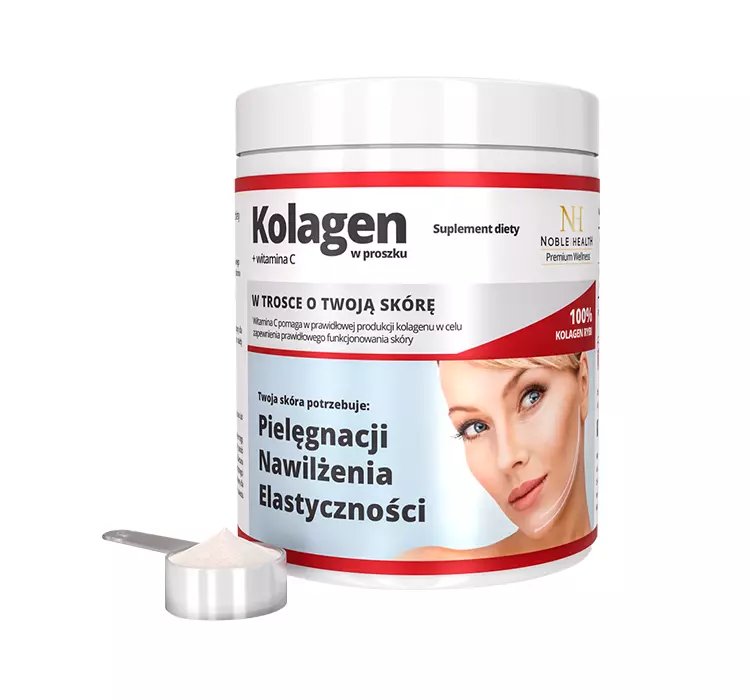 NOBLE HEALTH KOLAGEN W PROSZKU + WITAMINA C