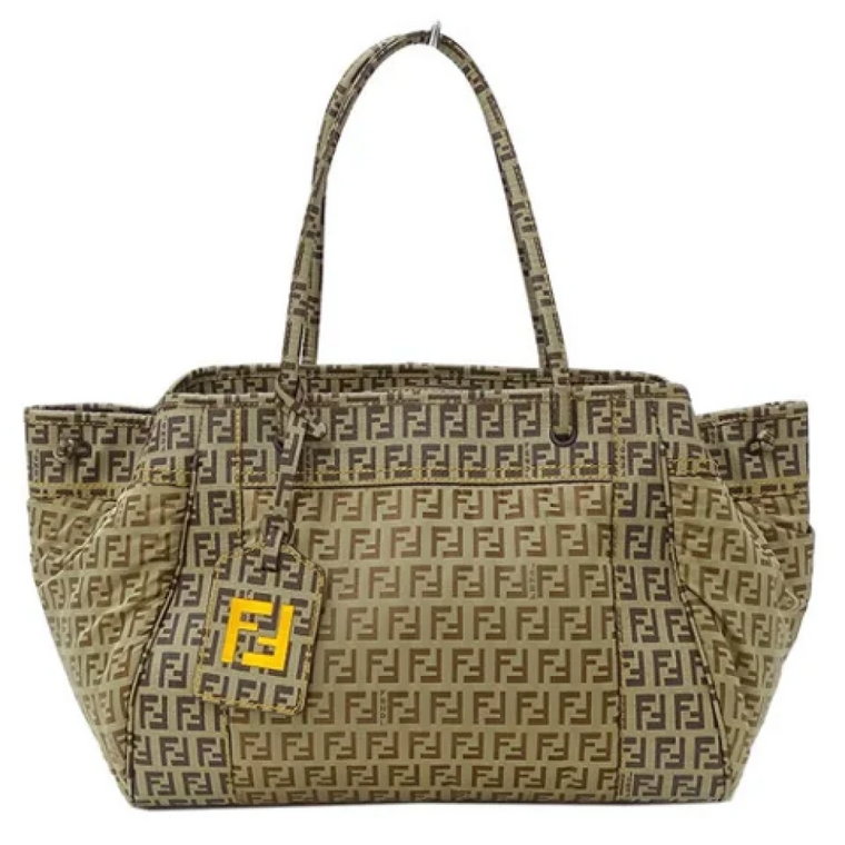 Pre-owned Canvas handbags Fendi Vintage