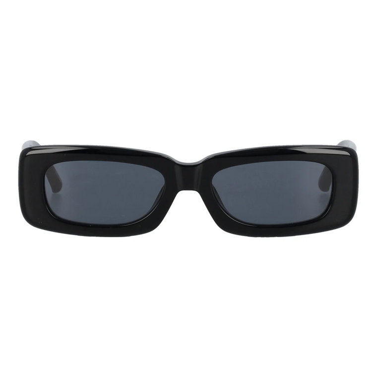 Okulary przeciwsłoneczne Mini Marfa Czarno/Złoto/Szare The Attico