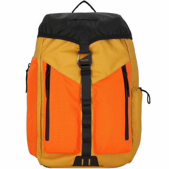 Piquadro Spike Backpack 40 cm komora na laptopa yellow