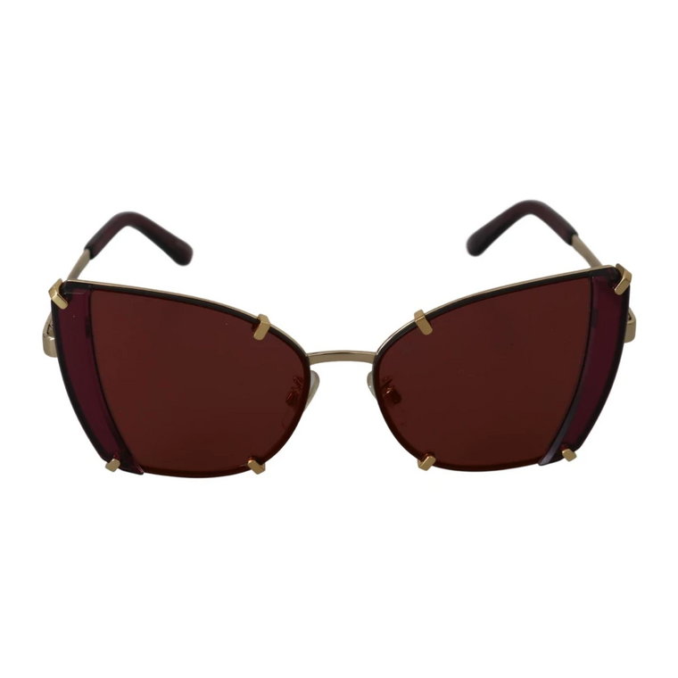 Dg2214 Violet Women Cat Eye Mirrored Eyewear Sunglasses Dolce & Gabbana