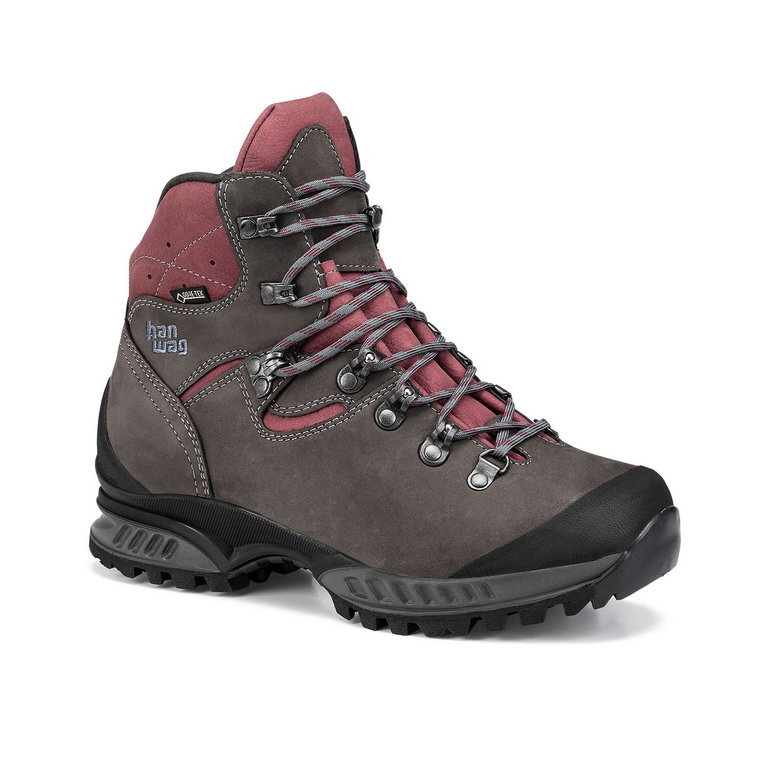 Buty w góry Hanwag TATRA II LADY GTX asphalt/dark garnet - 5