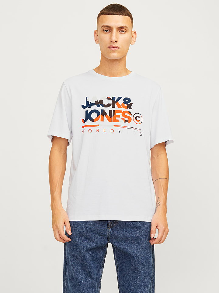 Jack & Jones Koszulka "Luke" w kolorze białym