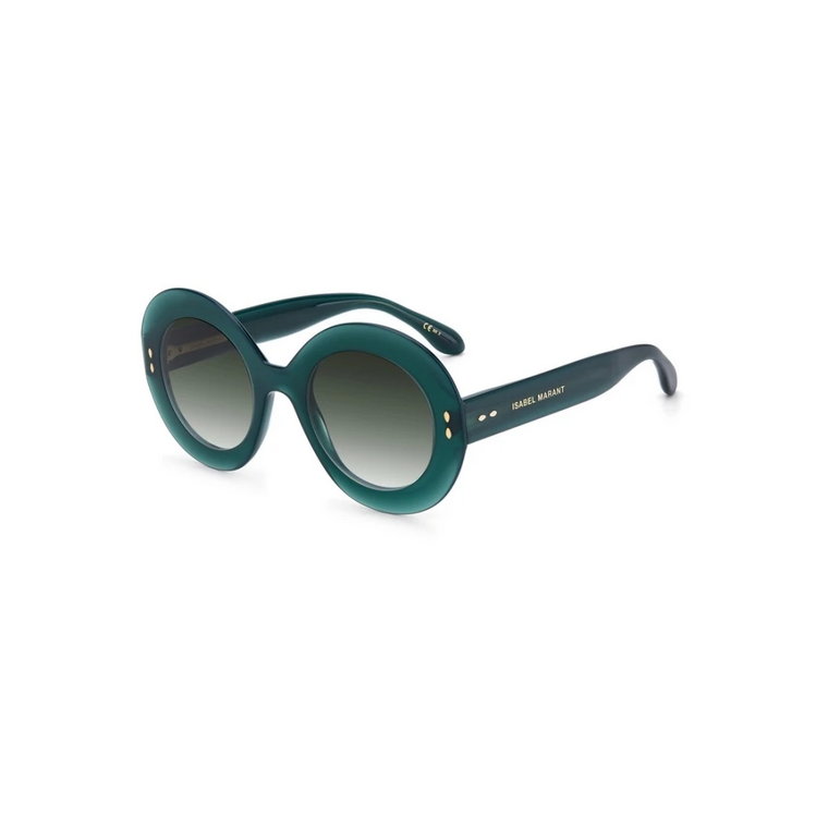 Stylowe Okulary w Zielonej Ramce Isabel Marant