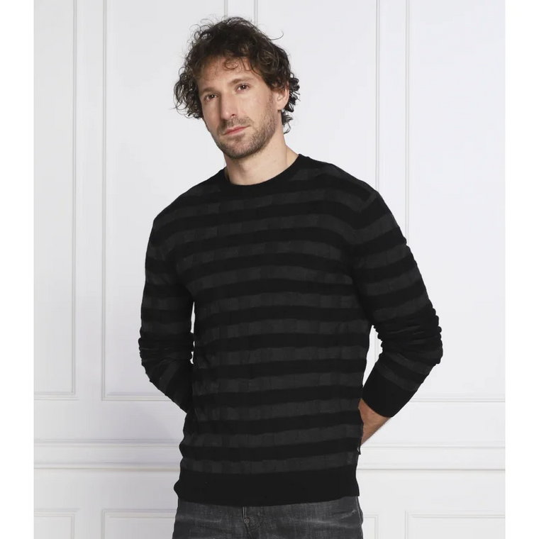 Emporio Armani Wełniany sweter | Regular Fit