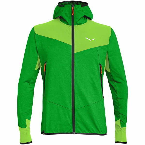 Bluza męska Anger Hybrid PL/DST Full Zip Hoody Salewa