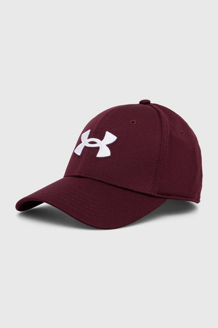 Under Armour czapka z daszkiem kolor bordowy z aplikacją 1376700