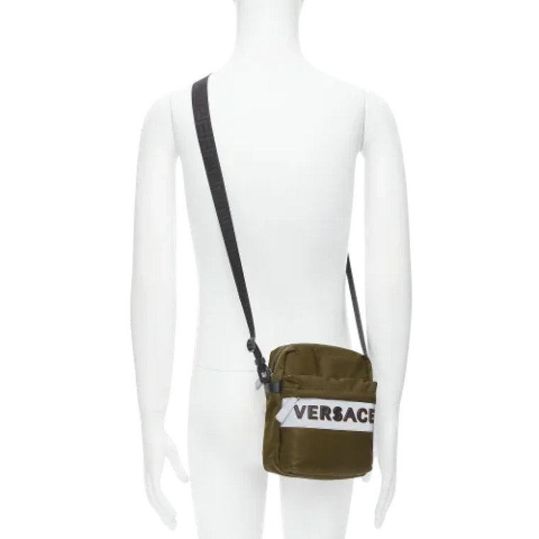 Pre-owned Nylon handbags Versace Pre-owned