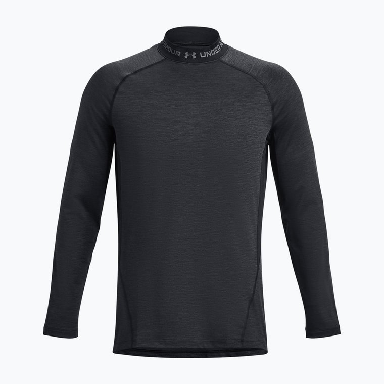 Koszulka męska Under Armour ColdGear Twist Mock black/pitch gray