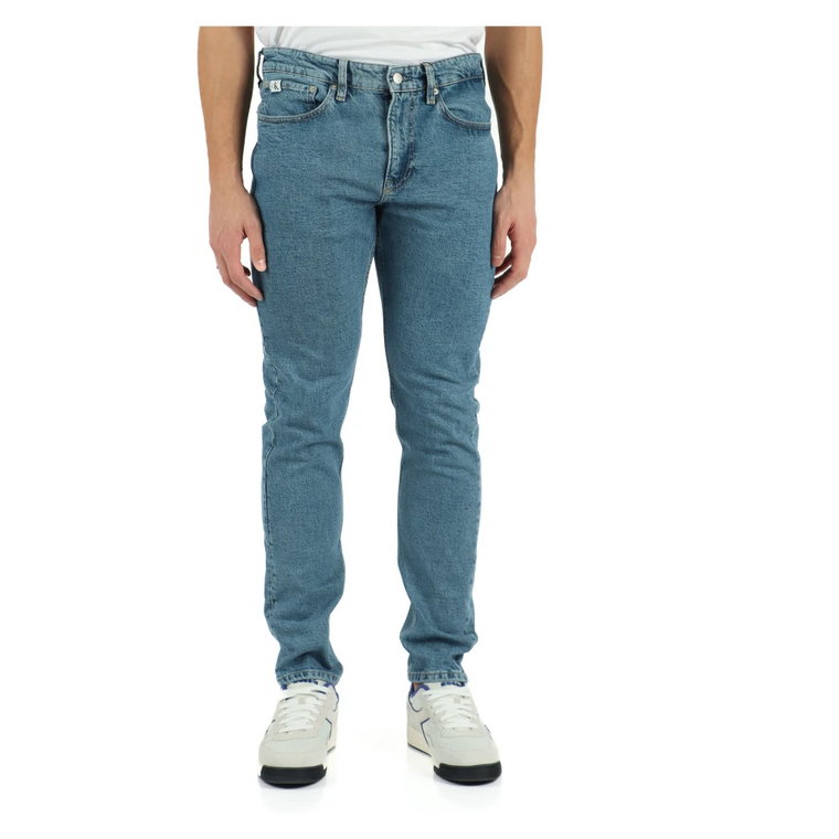 Slim Taper Jeans Pięć Kieszeni Calvin Klein Jeans