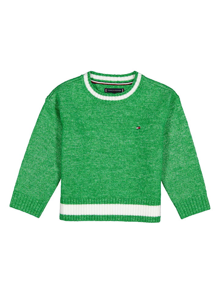 Tommy Hilfiger Sweter w kolorze zielonym