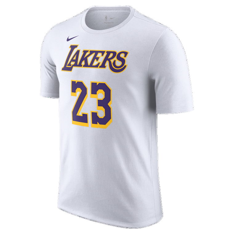 T-shirt męski Los Angeles Lakers Nike NBA - Żółty