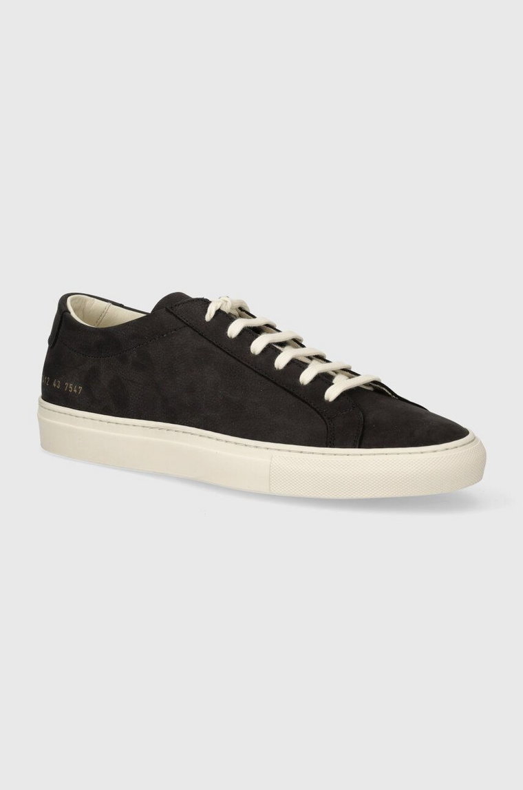 Common Projects sneakersy nubukowe Contrast Achilles kolor czarny 2412