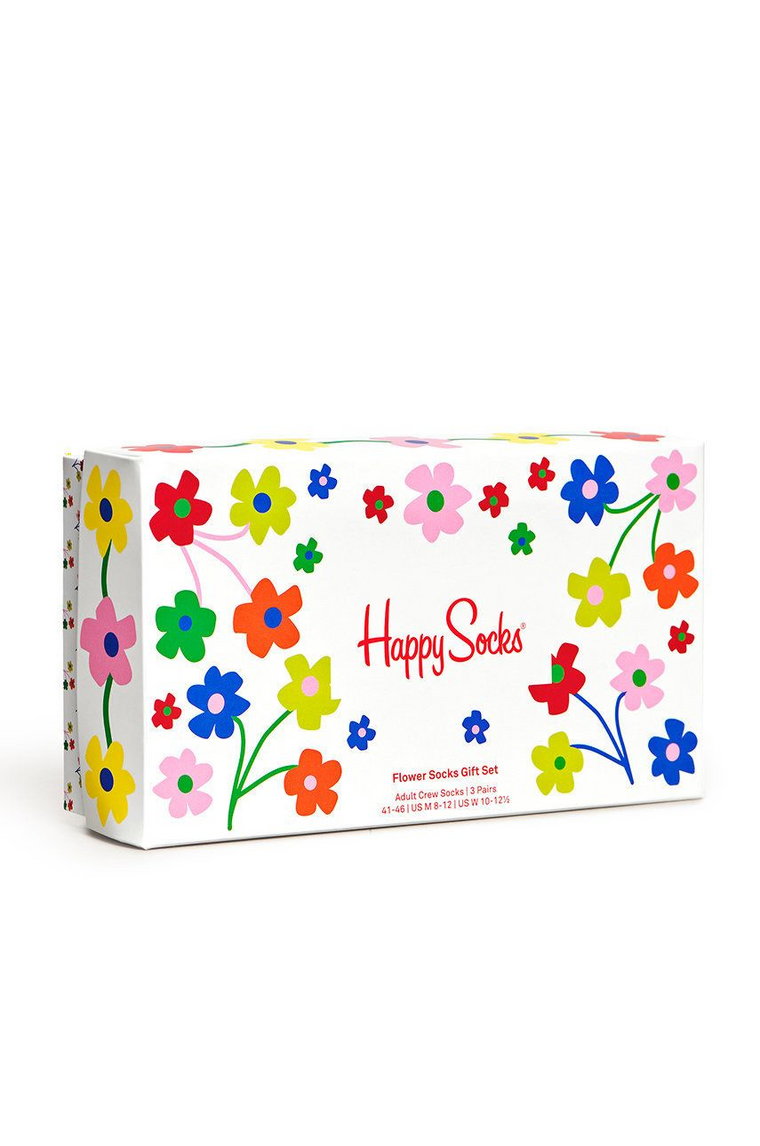 Happy Socks skarpetki Flower (3-pack) męskie