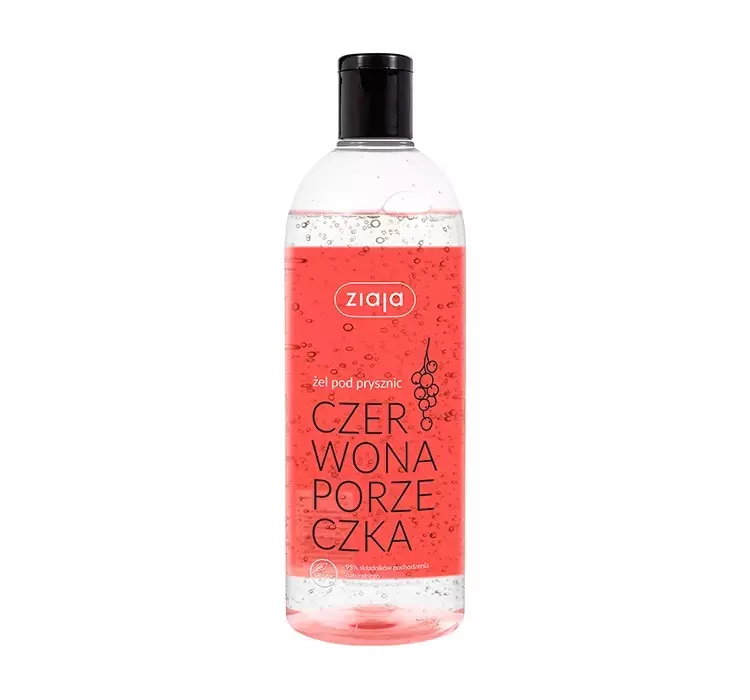 ZIAJA NATURALNIE WEGAŃSKI ŻEL POD PRYSZNIC CZERWONA PORZECZKA 500ML