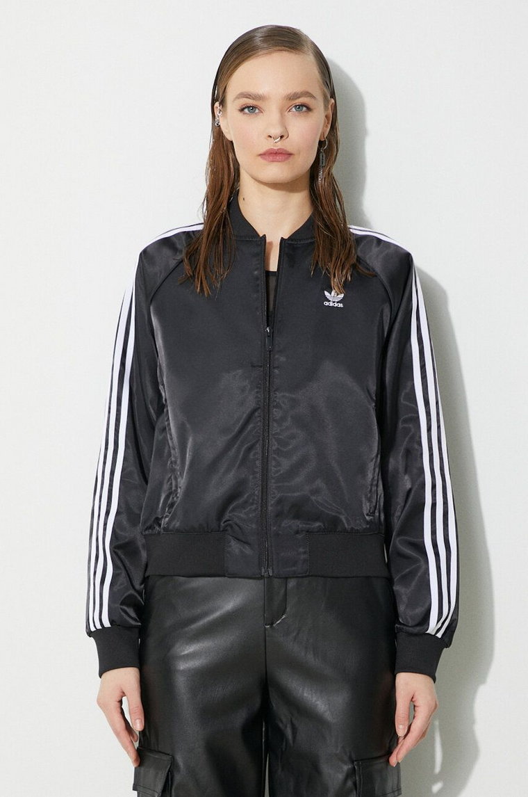 adidas Originals bluza damska kolor czarny z aplikacją  IU2533