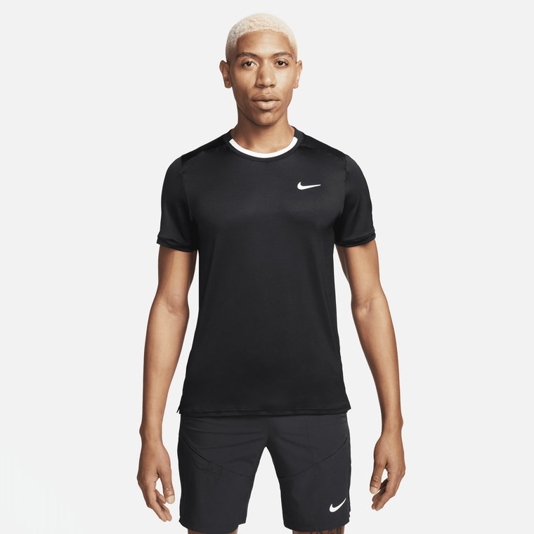 Męska koszulka do tenisa Dri-FIT NikeCourt Advantage - Niebieski