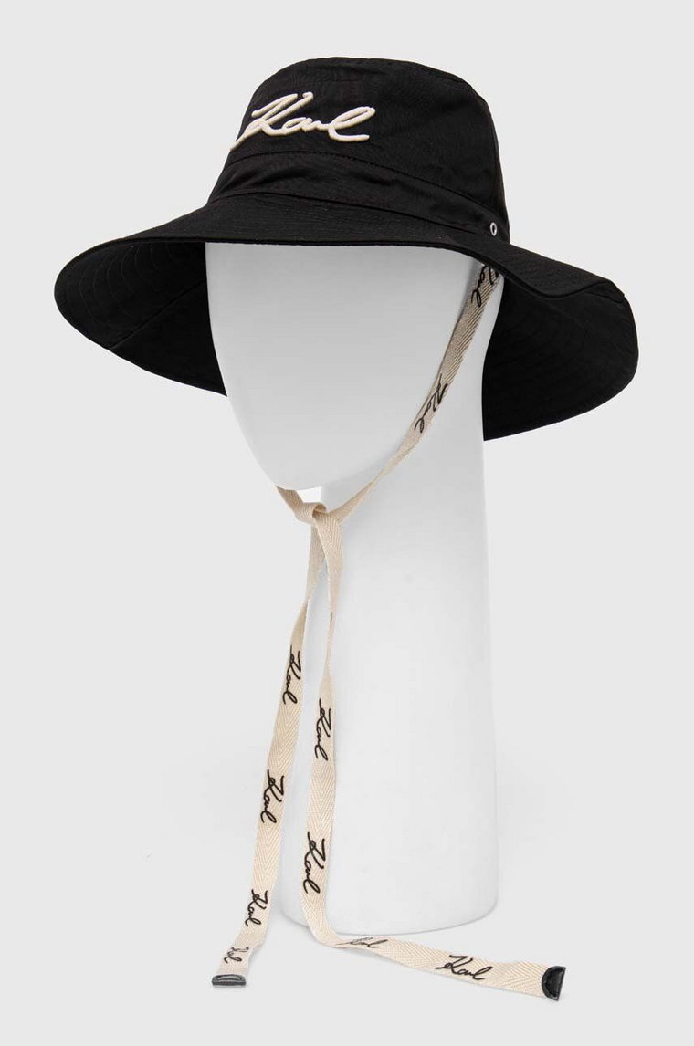 Karl Lagerfeld kapelusz kolor czarny 245W3411