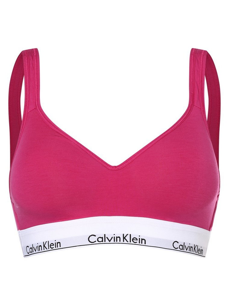 Calvin Klein - Damski biustonosz push-up, wyrazisty róż