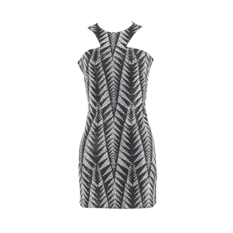 Czarna Bawełniana Sukienka Balmain Balmain Pre-owned