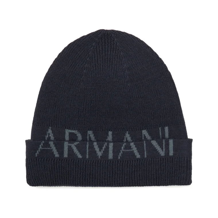Armani Exchange Czapka | z dodatkiem wełny