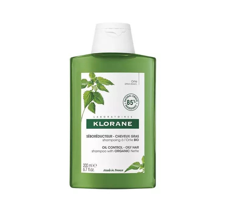 Klorane Organiczna Pokrzywa szampon do włosów przetłuszczających się 200ml