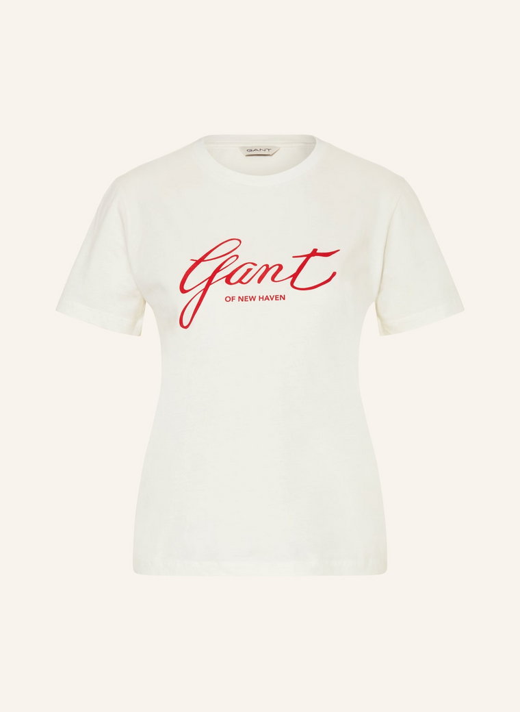 Gant T-Shirt weiss