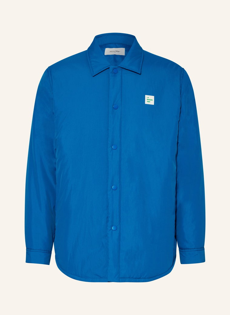 American Vintage Overjacket Puffy blau
