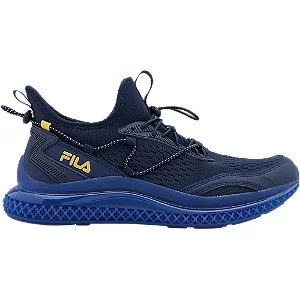 Granatowe sneakersy męskie fila - Męskie - Kolor: Niebieskie - Rozmiar: 44