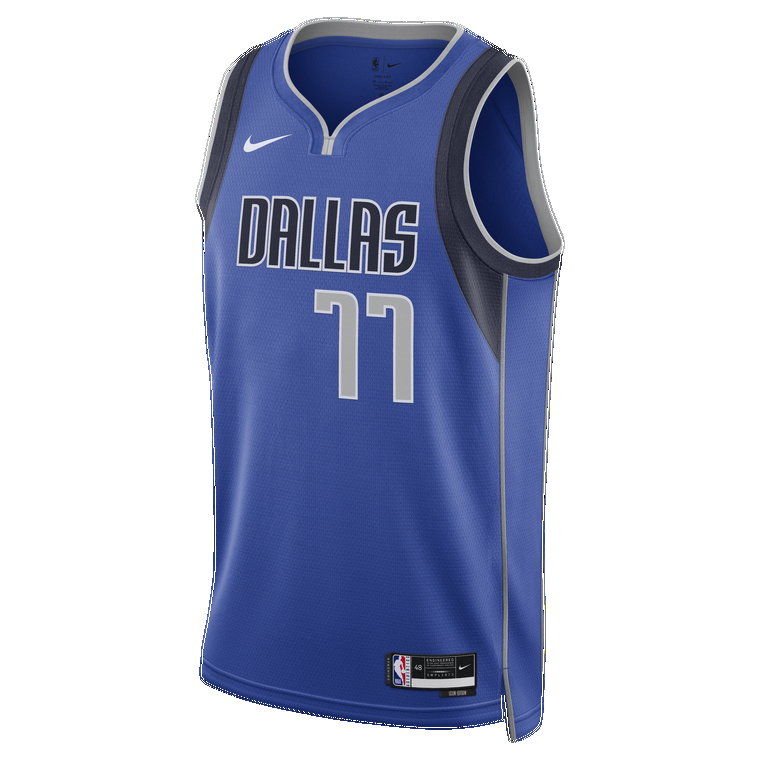 Koszulka męska Nike Dri-FIT NBA Swingman Dallas Mavericks Icon Edition 2022/23 - Niebieski