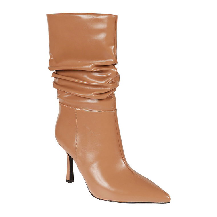 Stylowe Nude Buty na Obcasie Jeffrey Campbell