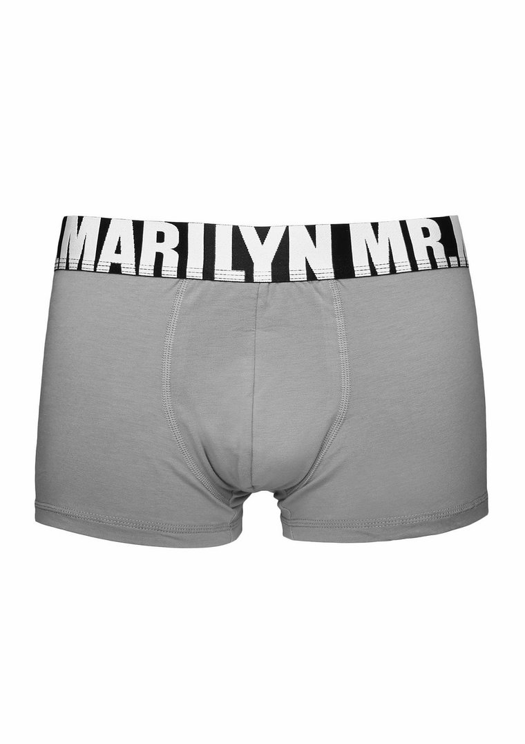 Jednokolorowe bokserki Męskie Letters Boxer Marilyn