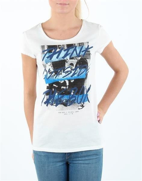 T-shirt Damski SLIM T CLOUD DANCER L41MEVHA