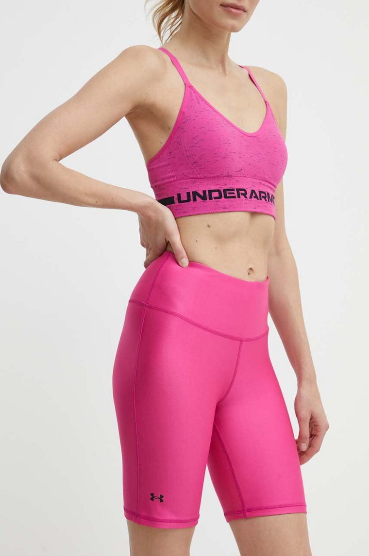 Under Armour szorty treningowe damskie gładkie high waist 1360939