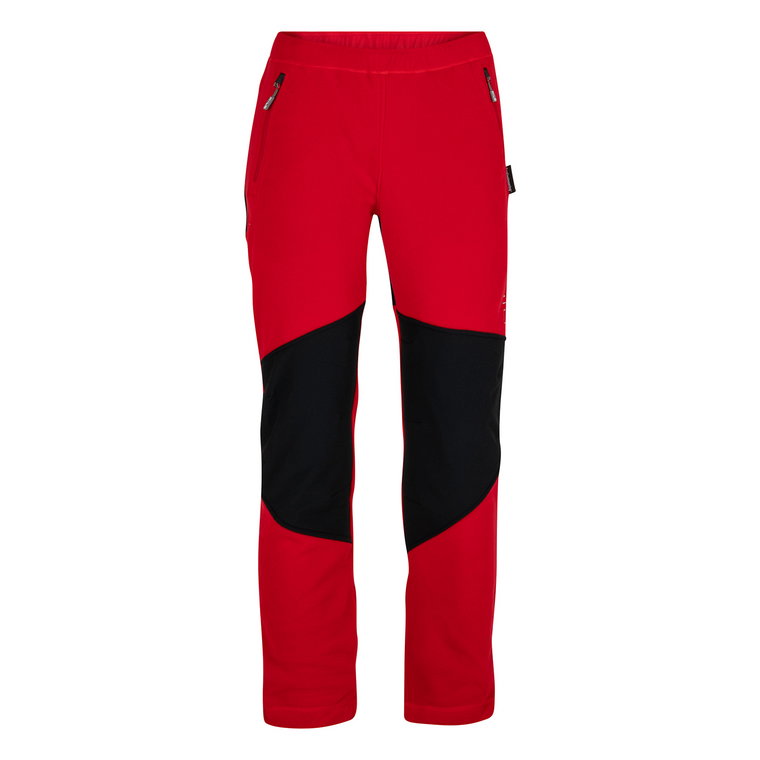 Spodnie polarowe unisex Milo Anas red/black - L