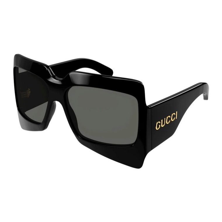 Czarne Okulary Przeciwsłoneczne Runway Gucci
