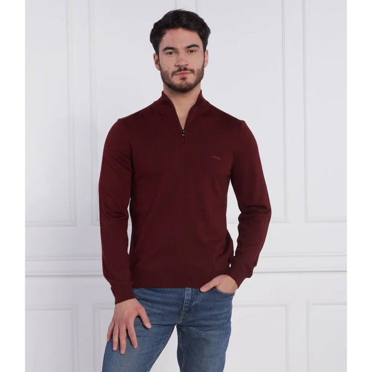 BOSS Wełniany sweter Benji-L | Regular Fit