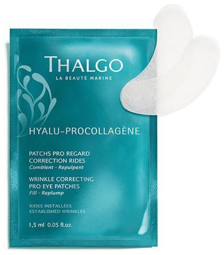 Thalgo Hyalu-Procollagene Wrinkle Correcting Pro Eye Patches na okolice oczu 8 x 2 szt 12 ml