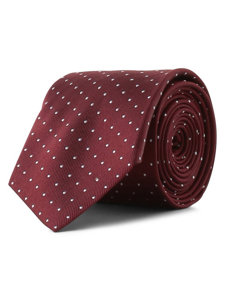 Olymp Level Five - Krawat jedwabny męski, czerwony