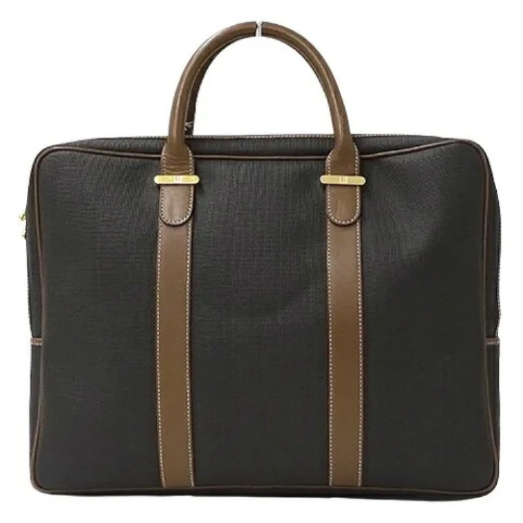 Pre-owned Canvas briefcases Dunhill Pre-owned