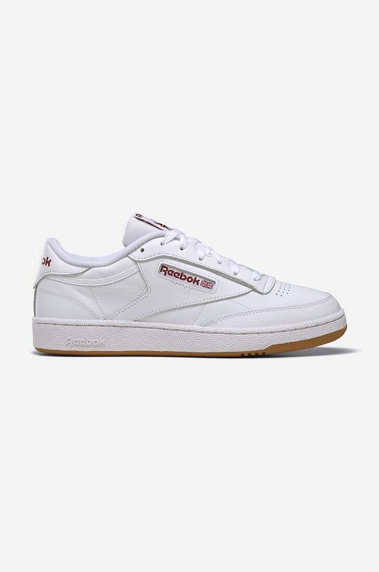 Reebok Classic sneakersy skórzane Reebok Club C 85 IE1873 kolor biały IE1873-BIALY