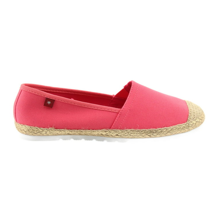 Balerinki espadryle Big star 274731 różowe